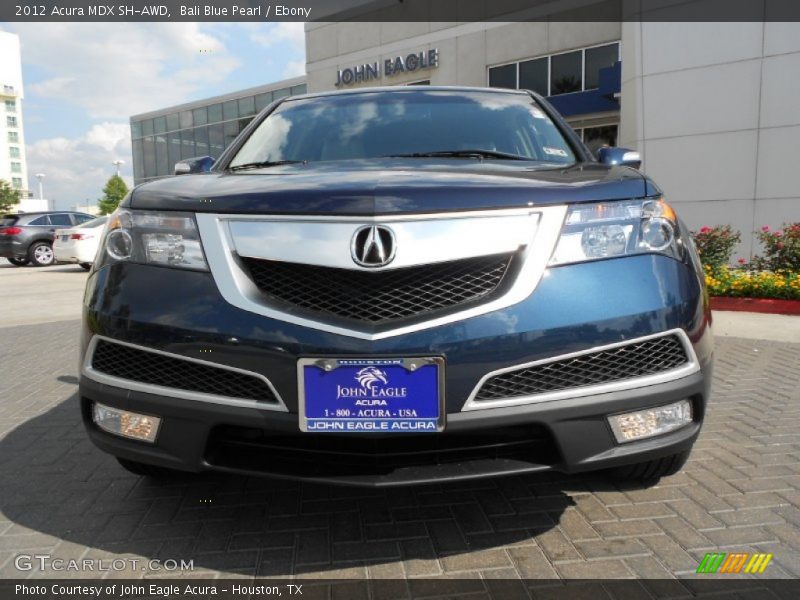 Bali Blue Pearl / Ebony 2012 Acura MDX SH-AWD