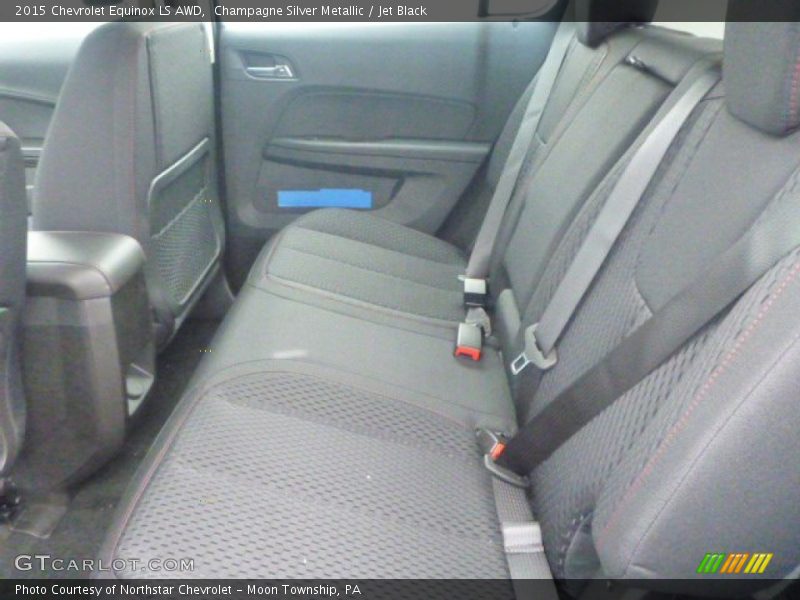 Champagne Silver Metallic / Jet Black 2015 Chevrolet Equinox LS AWD