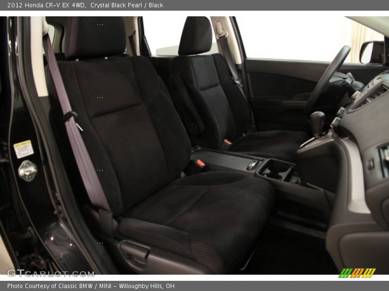 Crystal Black Pearl / Black 2012 Honda CR-V EX 4WD
