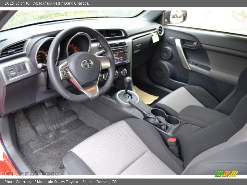 Absolutely Red / Dark Charcoal 2015 Scion tC