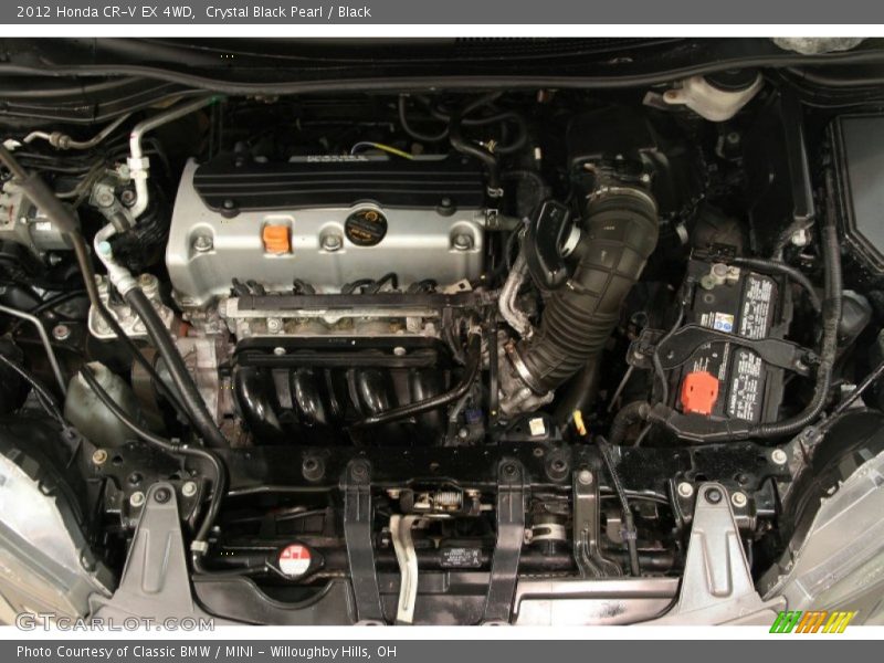 Crystal Black Pearl / Black 2012 Honda CR-V EX 4WD