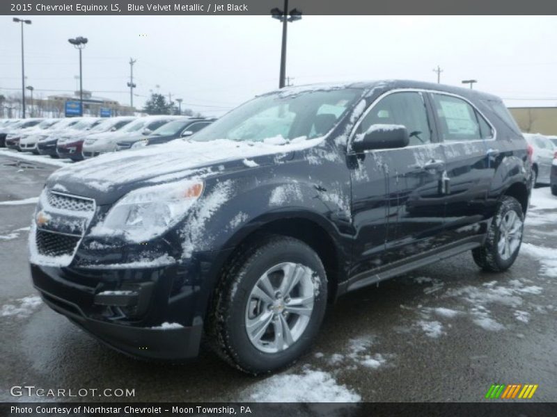 Blue Velvet Metallic / Jet Black 2015 Chevrolet Equinox LS
