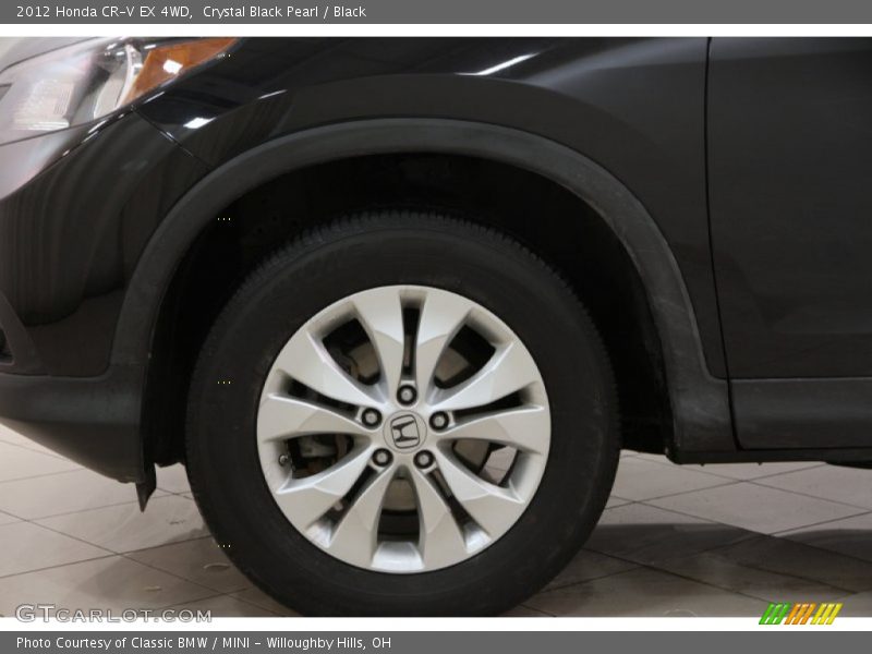 Crystal Black Pearl / Black 2012 Honda CR-V EX 4WD