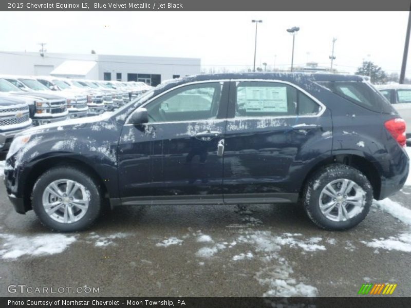 Blue Velvet Metallic / Jet Black 2015 Chevrolet Equinox LS