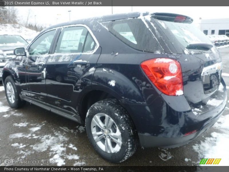 Blue Velvet Metallic / Jet Black 2015 Chevrolet Equinox LS