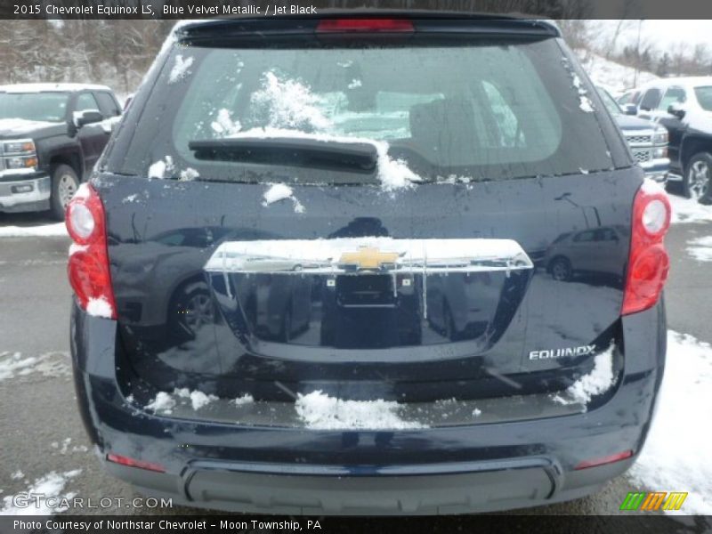 Blue Velvet Metallic / Jet Black 2015 Chevrolet Equinox LS