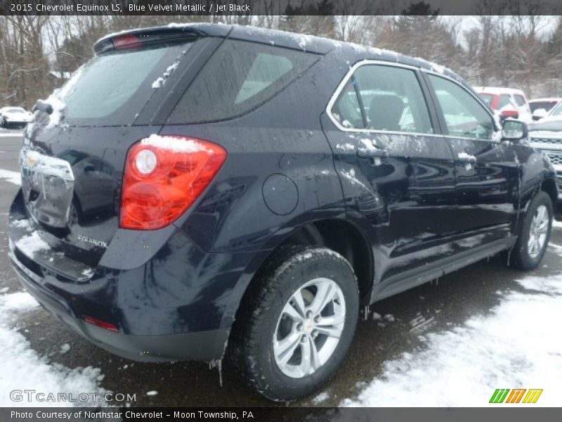 Blue Velvet Metallic / Jet Black 2015 Chevrolet Equinox LS