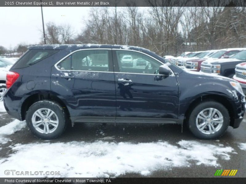 Blue Velvet Metallic / Jet Black 2015 Chevrolet Equinox LS