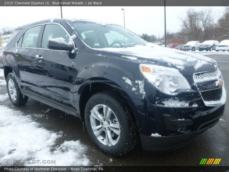 Blue Velvet Metallic / Jet Black 2015 Chevrolet Equinox LS