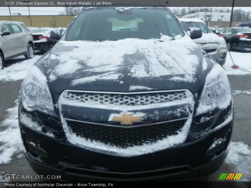 Blue Velvet Metallic / Jet Black 2015 Chevrolet Equinox LS