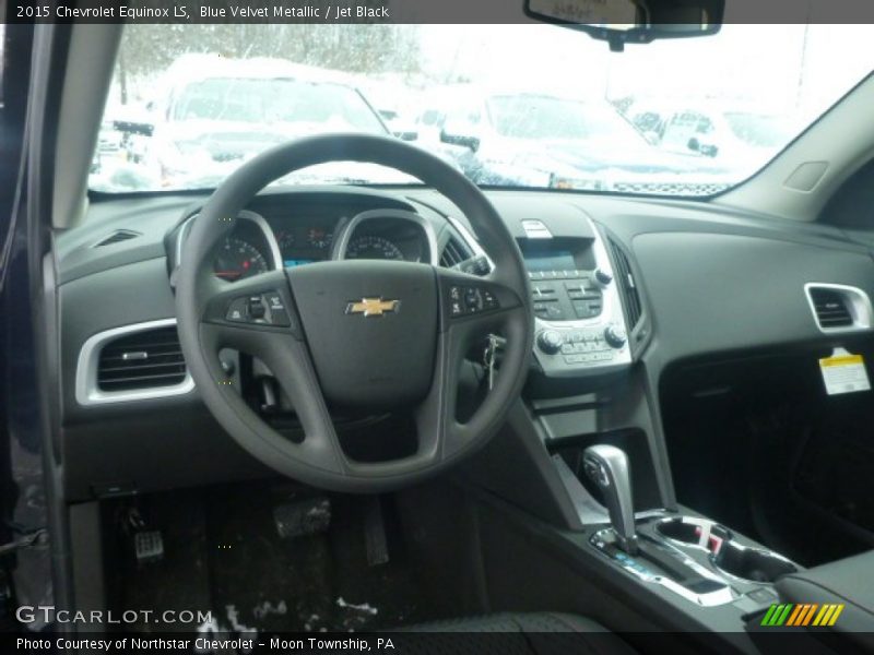 Blue Velvet Metallic / Jet Black 2015 Chevrolet Equinox LS