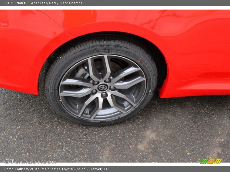 Absolutely Red / Dark Charcoal 2015 Scion tC