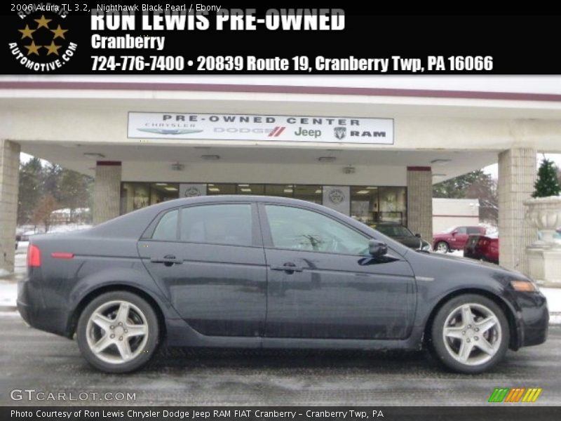 Nighthawk Black Pearl / Ebony 2006 Acura TL 3.2