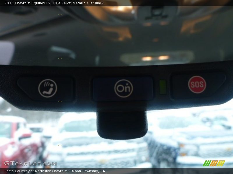 Blue Velvet Metallic / Jet Black 2015 Chevrolet Equinox LS