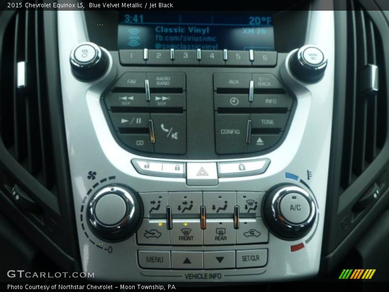 Blue Velvet Metallic / Jet Black 2015 Chevrolet Equinox LS
