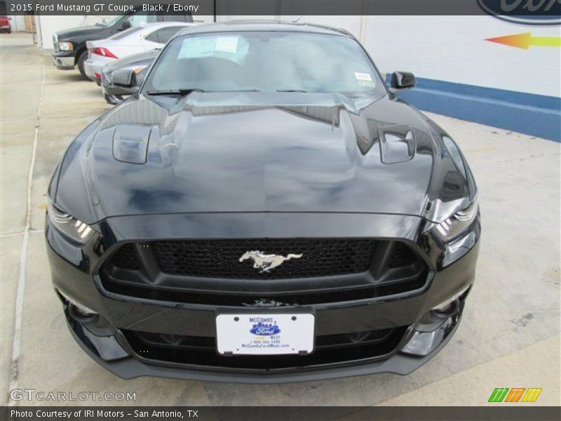 Black / Ebony 2015 Ford Mustang GT Coupe