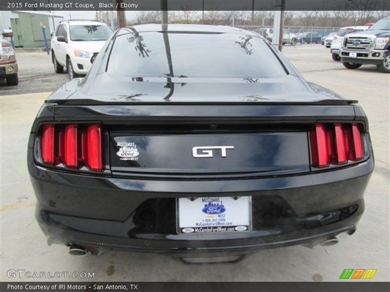 Black / Ebony 2015 Ford Mustang GT Coupe