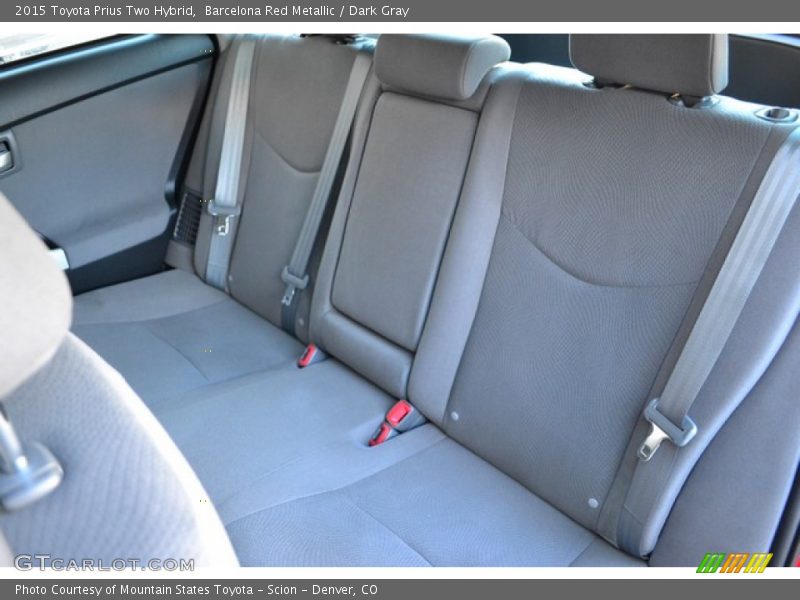Barcelona Red Metallic / Dark Gray 2015 Toyota Prius Two Hybrid