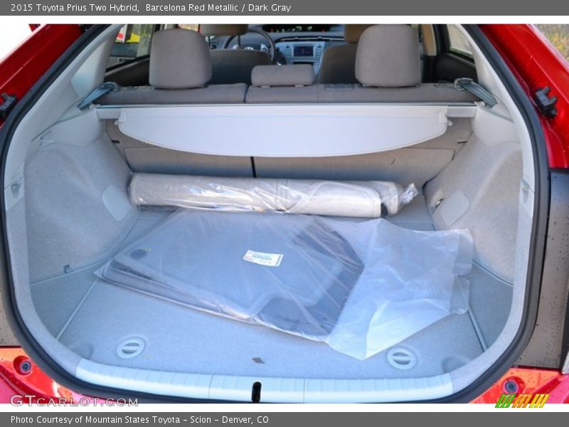 Barcelona Red Metallic / Dark Gray 2015 Toyota Prius Two Hybrid