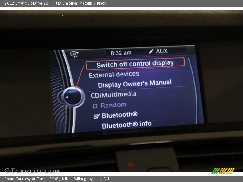 Titanium Silver Metallic / Black 2012 BMW X3 xDrive 28i