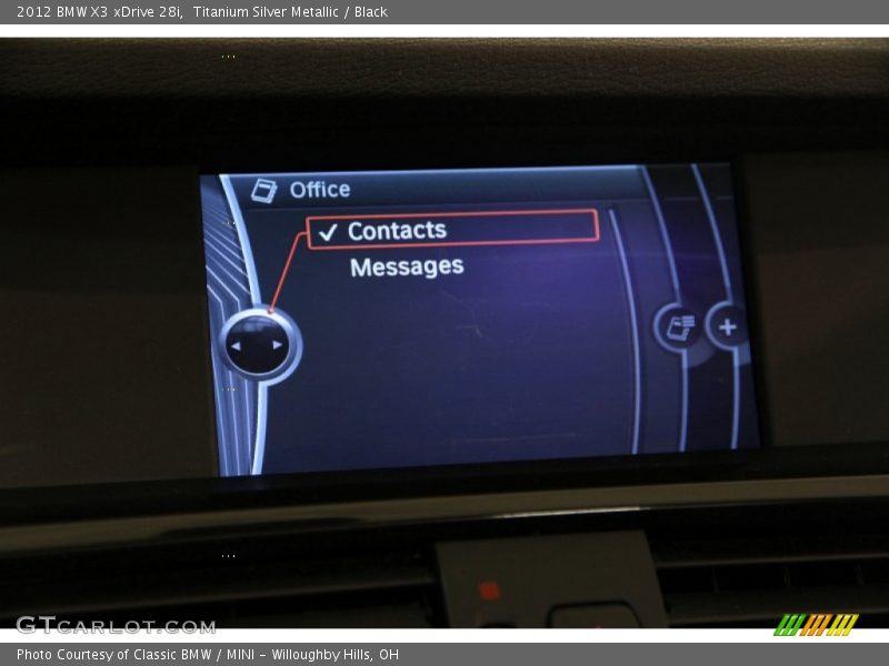 Titanium Silver Metallic / Black 2012 BMW X3 xDrive 28i