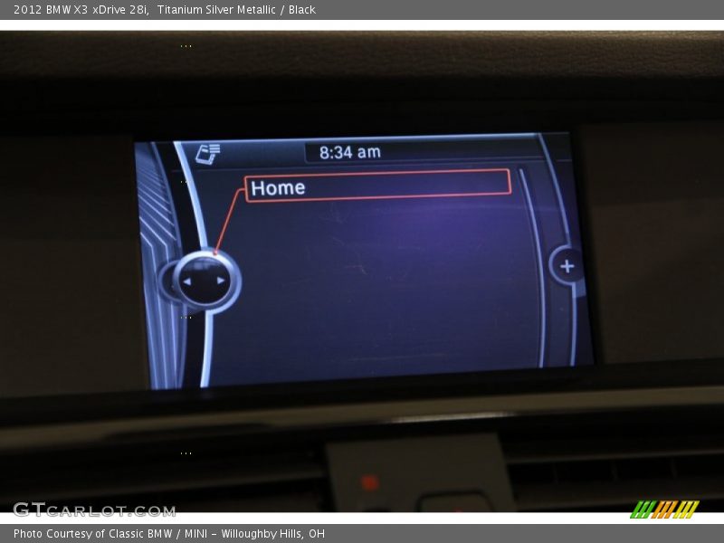 Titanium Silver Metallic / Black 2012 BMW X3 xDrive 28i