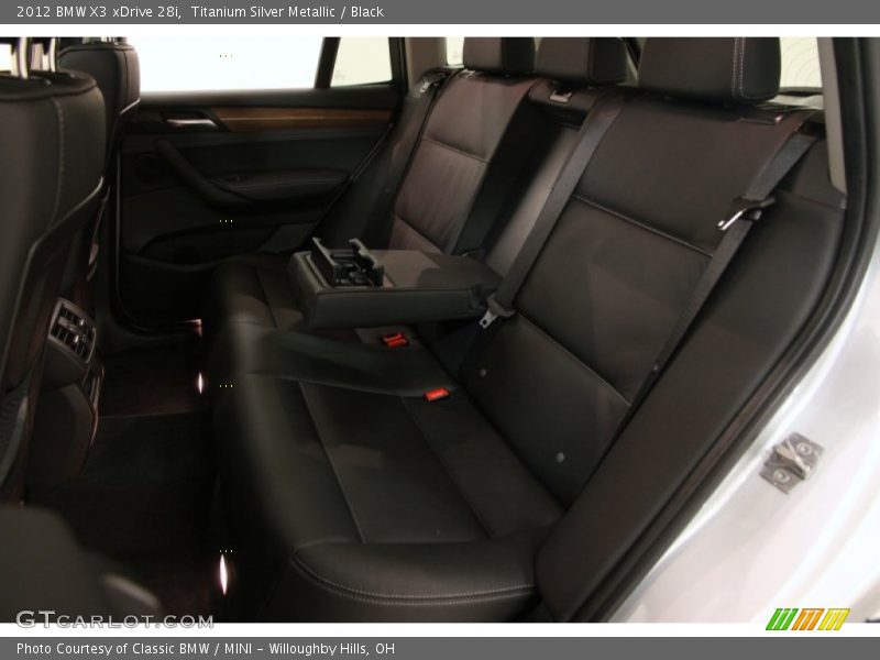 Titanium Silver Metallic / Black 2012 BMW X3 xDrive 28i