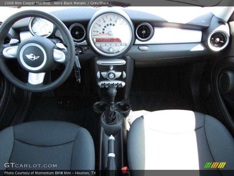 Astro Black Metallic / Grey/Black 2008 Mini Cooper Hardtop