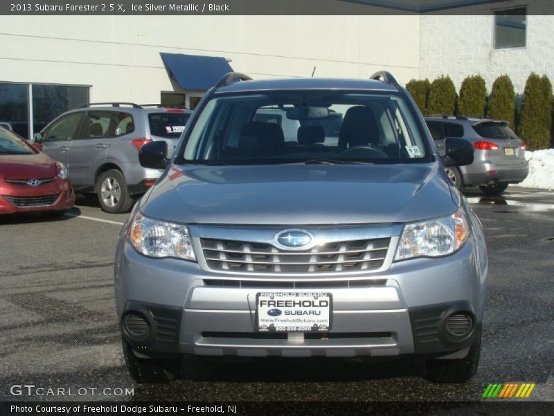 Ice Silver Metallic / Black 2013 Subaru Forester 2.5 X