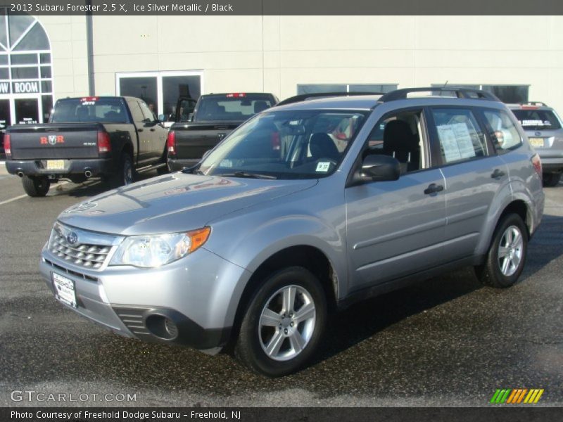 Ice Silver Metallic / Black 2013 Subaru Forester 2.5 X