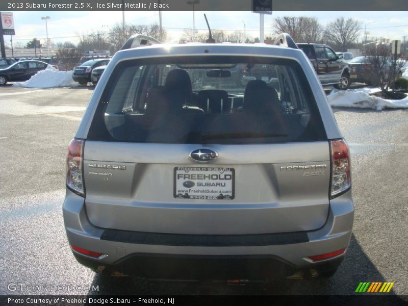 Ice Silver Metallic / Black 2013 Subaru Forester 2.5 X