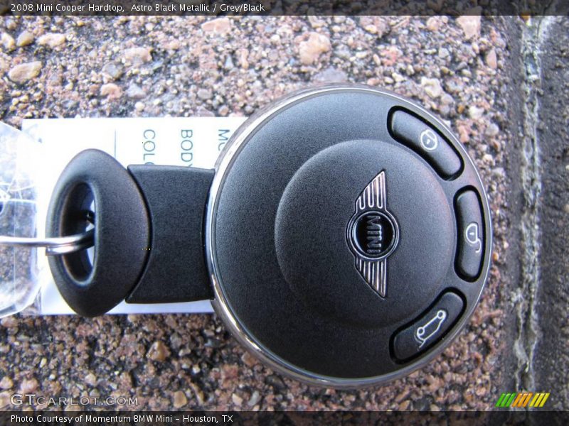 Astro Black Metallic / Grey/Black 2008 Mini Cooper Hardtop