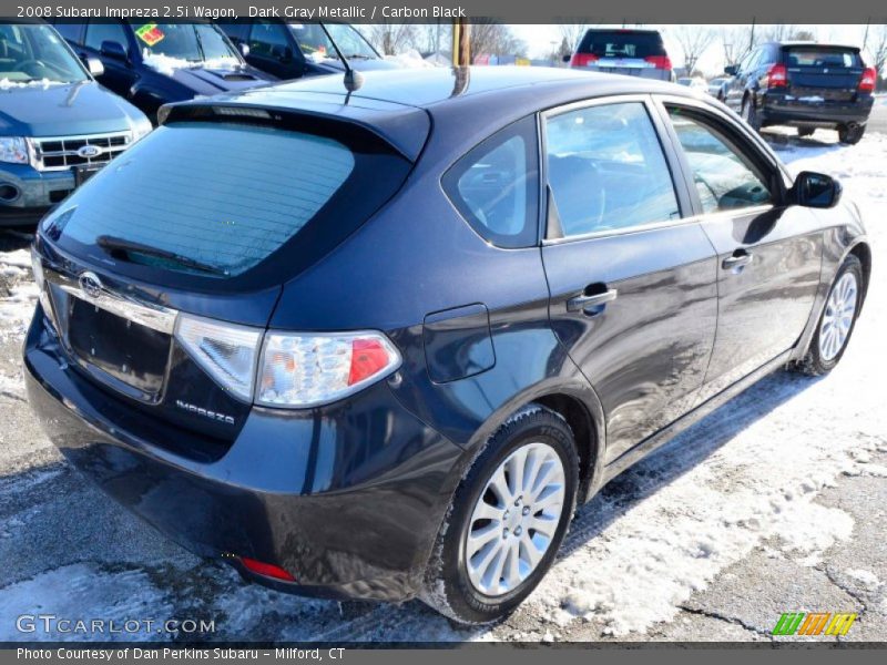 Dark Gray Metallic / Carbon Black 2008 Subaru Impreza 2.5i Wagon