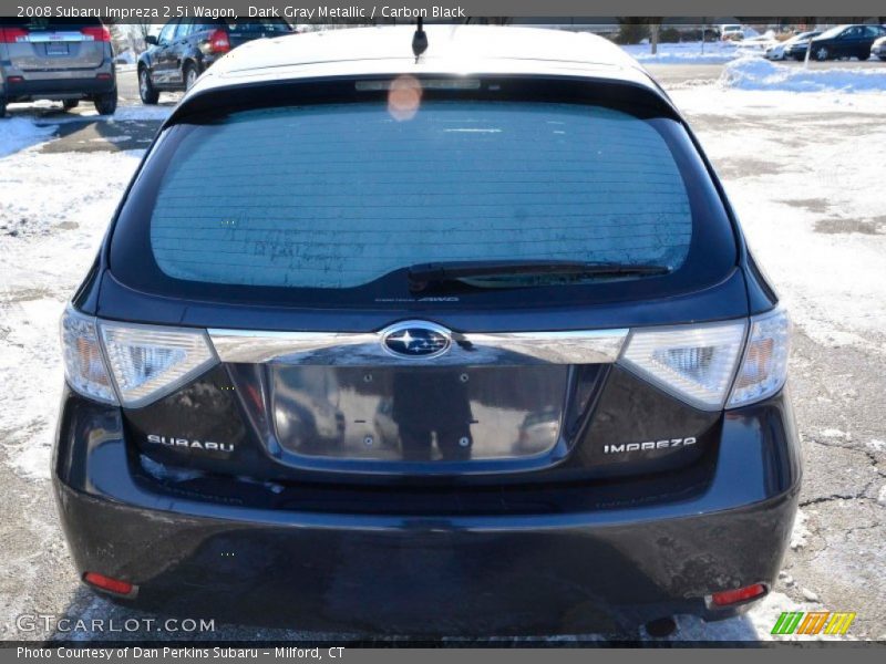 Dark Gray Metallic / Carbon Black 2008 Subaru Impreza 2.5i Wagon