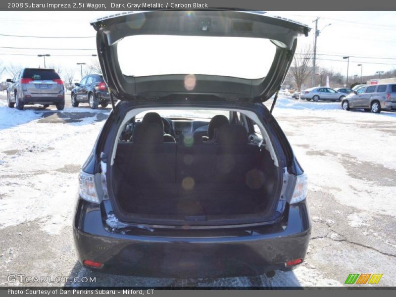 Dark Gray Metallic / Carbon Black 2008 Subaru Impreza 2.5i Wagon