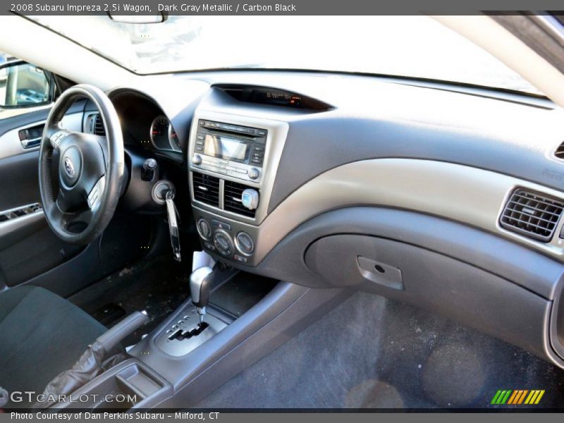 Dark Gray Metallic / Carbon Black 2008 Subaru Impreza 2.5i Wagon