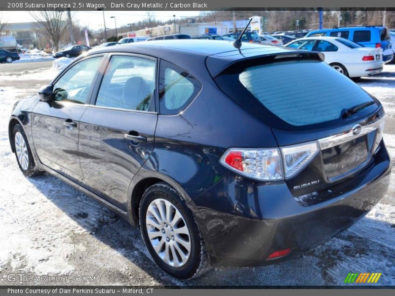 Dark Gray Metallic / Carbon Black 2008 Subaru Impreza 2.5i Wagon