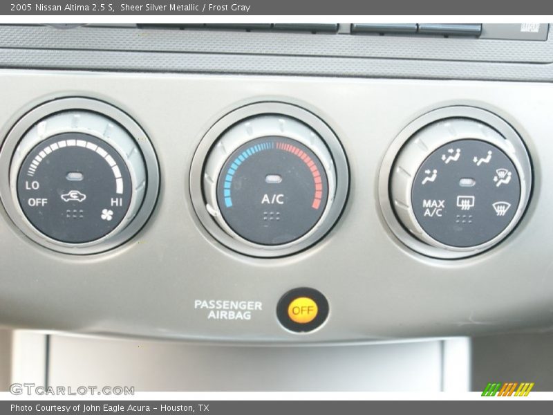 Sheer Silver Metallic / Frost Gray 2005 Nissan Altima 2.5 S