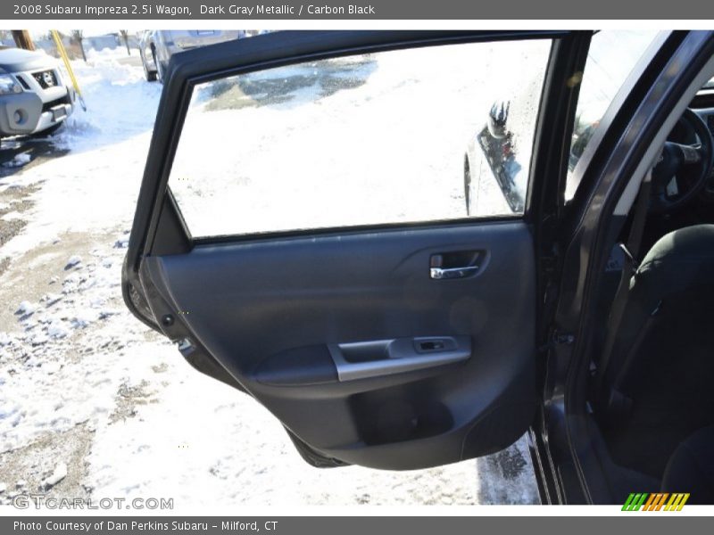 Dark Gray Metallic / Carbon Black 2008 Subaru Impreza 2.5i Wagon