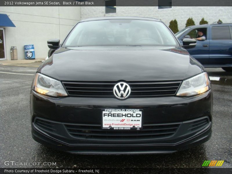 Black / Titan Black 2012 Volkswagen Jetta SE Sedan