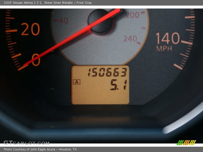 Sheer Silver Metallic / Frost Gray 2005 Nissan Altima 2.5 S