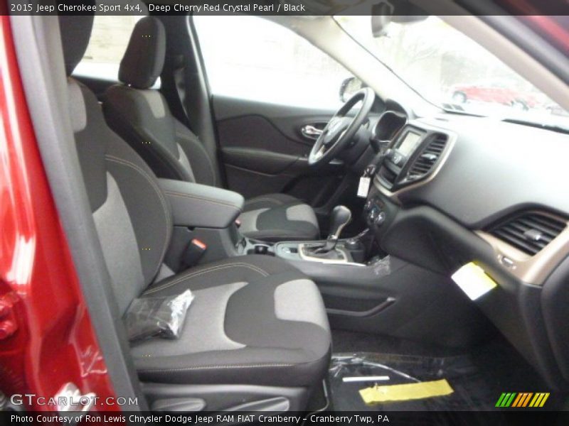 Deep Cherry Red Crystal Pearl / Black 2015 Jeep Cherokee Sport 4x4