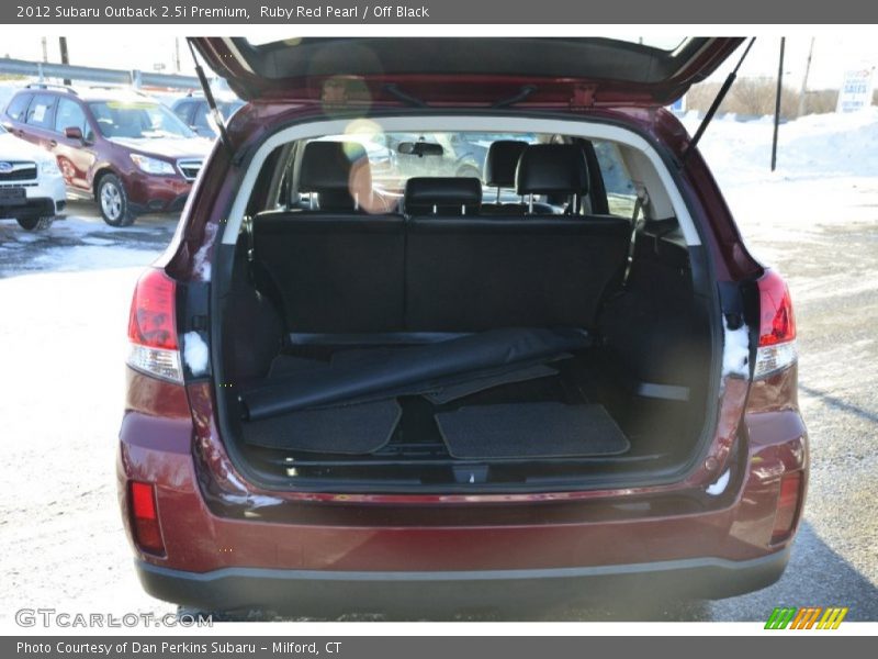 Ruby Red Pearl / Off Black 2012 Subaru Outback 2.5i Premium