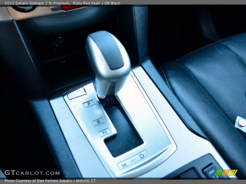 Ruby Red Pearl / Off Black 2012 Subaru Outback 2.5i Premium