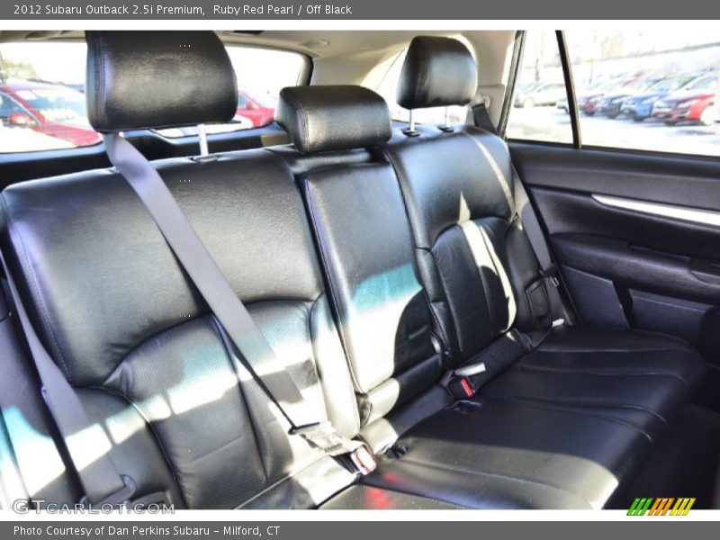Ruby Red Pearl / Off Black 2012 Subaru Outback 2.5i Premium