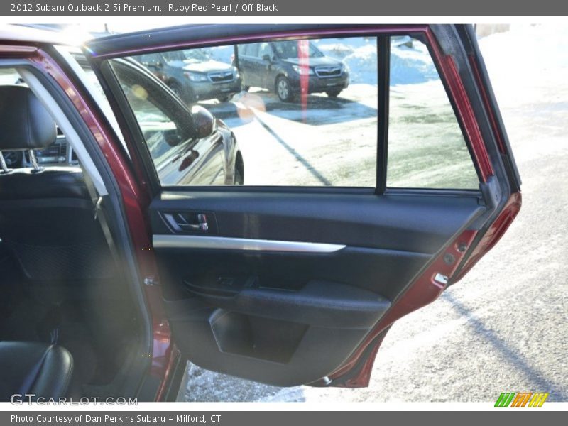 Ruby Red Pearl / Off Black 2012 Subaru Outback 2.5i Premium