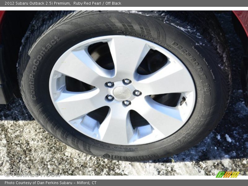 Ruby Red Pearl / Off Black 2012 Subaru Outback 2.5i Premium