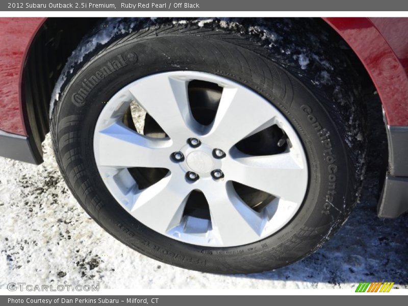 Ruby Red Pearl / Off Black 2012 Subaru Outback 2.5i Premium