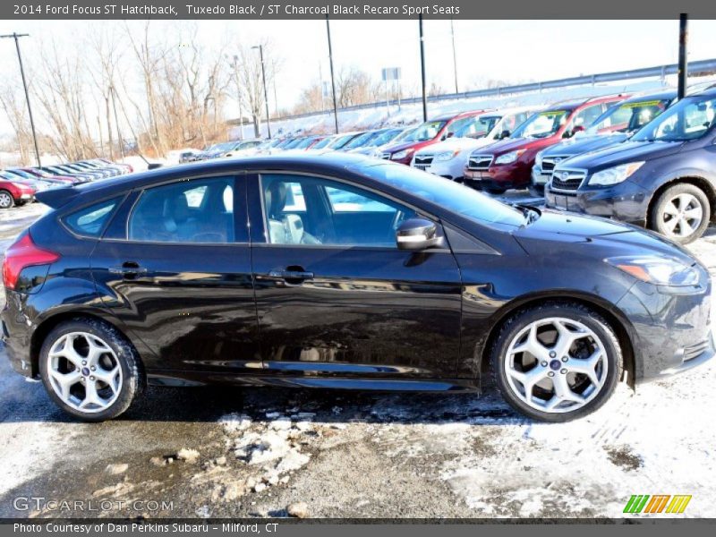 Tuxedo Black / ST Charcoal Black Recaro Sport Seats 2014 Ford Focus ST Hatchback