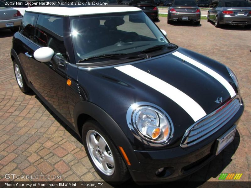 Midnight Black / Black/Grey 2009 Mini Cooper Hardtop